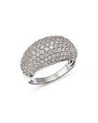 Bloomingdale's Diamond Pave Dome Ring In 14k White Gold, 2.0 Ct. T.w. - 100% Exclusive