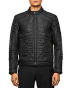 Diesel W-shark Quilted Biker Jacket