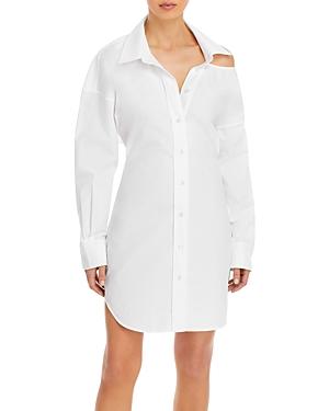 Alexanderwang.t Cutout & Open Back Shirt Dress