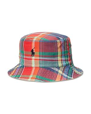 Polo Ralph Lauren Cotton Reversible Madras Bucket Hat