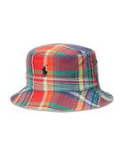 Polo Ralph Lauren Cotton Reversible Madras Bucket Hat