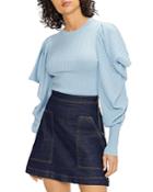Ted Baker Ruched Sleeve Sweater