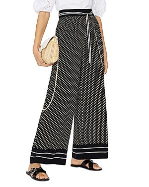 Ted Baker Ditsy Floral Print Wide Leg Pants