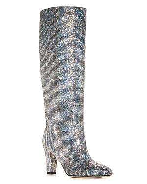 Sjp By Sarah Jessica Parker Women's Studio Glitter High Heel Boots