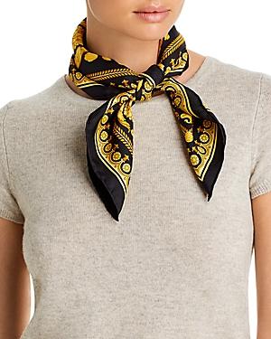 Versace Barocco Silk Foulard Scarf