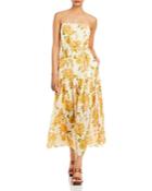 Rebecca Taylor Wild Peony Floral Print Dress