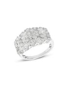 Bloomingdale's Diamond Cluster Statement Ring In 14k White Gold, 2.75 Ct. T.w. - 100% Exclusive