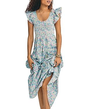 Loveshackfancy Chessie Floral Midi Dress