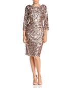Adrianna Papell Sequined Cocktail Dress