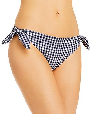 Shoshanna Gingham Tie Bikini Bottom