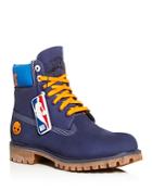 Timberland X Nba Men's Knicks Logo Waterproof Nubuck Leather Boots
