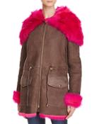 Maximilian Furs Lamb Shearling Coat - 100% Exclusive