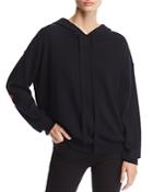 Zadig & Voltaire Nox Patch Hooded Cashmere Sweater