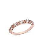 Bloomingdale's Diamond Heart Stacking Ring In 14k Rose Gold, 0.50 Ct. T.w. - 100% Exclusive
