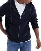 The Kooples Double Face Zip Front Hoodie