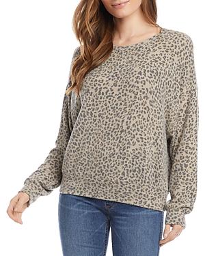 Karen Kane Animal Print Dolman Sweatshirt