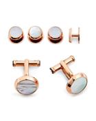 Montblanc Mother-of-pearl Stud & Cufflink Set