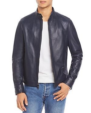 Michael Kors Leather Racer Jacket