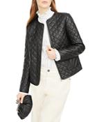 Weekend Max Mara Lazio Quilted Leather Jacket