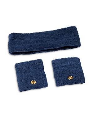 Lele Sadoughi Terry Cloth Headband & Wristband Set