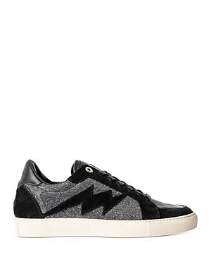 Zadig & Voltaire Women's Board Sparkle Lace Up Sneakers