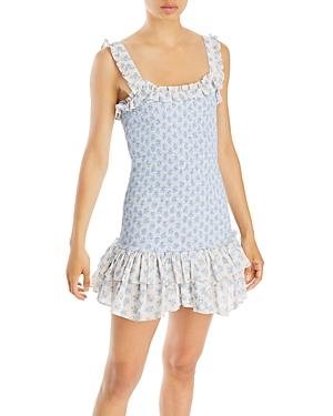 Loveshackfancy Breyer Cotton Ruffled Mini Dress