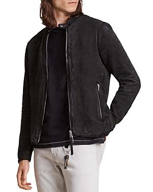 Allsaints Malick Washed Suede Jacket