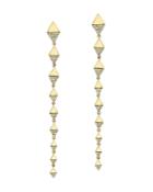 Bloomingdale's Pave Diamond Linear Drop Earrings In 14k Yellow Gold, 0.35 Ct. T.w. - 100% Exclusive