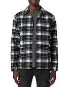 Allsaints Slim Fit Plaid Flannel Shirt