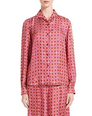 Max Mara Vampata Silk Top
