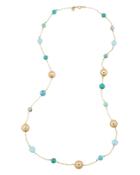 Carolee Blue Line Station Necklace, 36