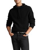 Polo Ralph Lauren Washable Cashmere Waffle Knit Regular Fit Hooded Sweater