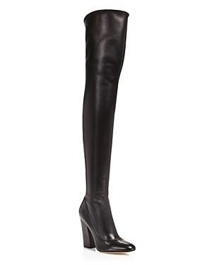 Sergio Rossi Virginia Leather Over The Knee Boots