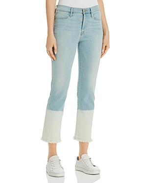 Frame Le High Released-hem Straight-leg Jeans In Finchley