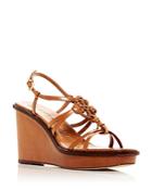 Tory Burch Women's Miller Knotted Wedge Sandals