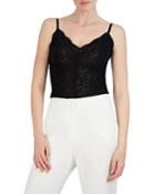 Bcbgmaxazria Lace V Neck Bodysuit