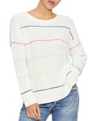Michael Stars Paige Marled-stripe Sweater