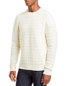 The Men's Store At Bloomingdale's Merino Wool Geo Stripe Jacquard Crewneck Sweater - 100% Exclusive