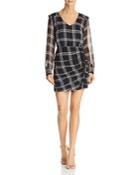 Heartloom Anthea Ruched Plaid Dress