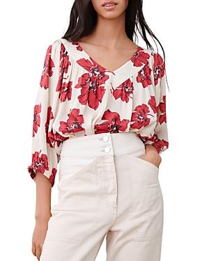 Ba & Sh Kea Floral Print Top