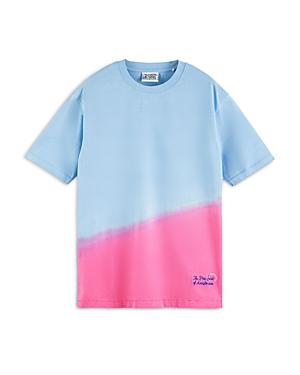 Scotch & Soda Organic Cotton Tie Dyed Color Blocked Tee