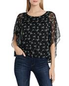 Vince Camuto Floral Print Poncho Top - 100% Exclusive
