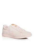 Lacoste Men's Carnaby Nubuck Leather Lace Up Sneakers