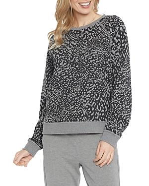 Nydj Animal Print Sweatshirt