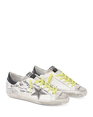 Golden Goose Deluxe Brand Women's Journey Super-star Grafitti Low Top Sneakers