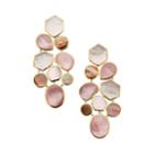 Ippolita 18k Gold Polished Rock Candy Multi-color Mother-of-pearl Drop Earrings