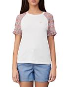 Maje Tweedy Mixed Media Tee