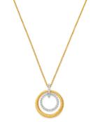 Bloomingdale's Diamond Circle Pendant Necklace In 14k Yellow & White Gold, 0.15 Ct. T.w. - 100% Exclusive
