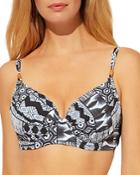 Bleu By Rod Beattie Island Time Printed Underwire Bikini Top