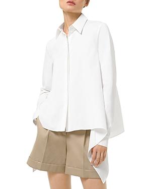 Michael Michael Kors Draped Button Front Shirt